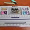 Mini Bead Board, Grey Flocked, 4 Straight Channels, 5 Recessed Compartments, 7.75 x 11.25 inches, design boards for creating bracelets, necklaces and other jewelry